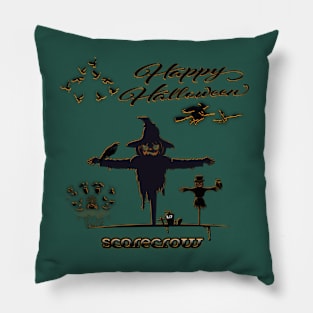 happy halloween Pillow