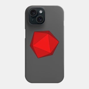 gmtrx red lawal solid icosahedron Phone Case