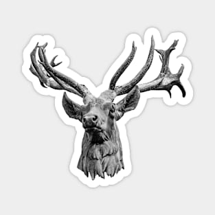 Statue of a Stags head Magnet