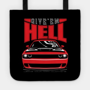 Give'em Hell Dodge Challenger Tote