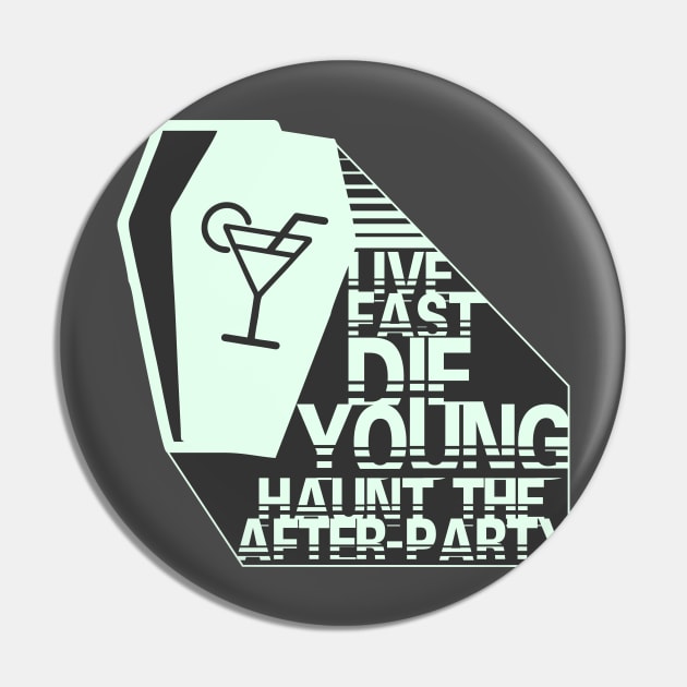 Afterlife of the Party Pin by ThreeHaresWares