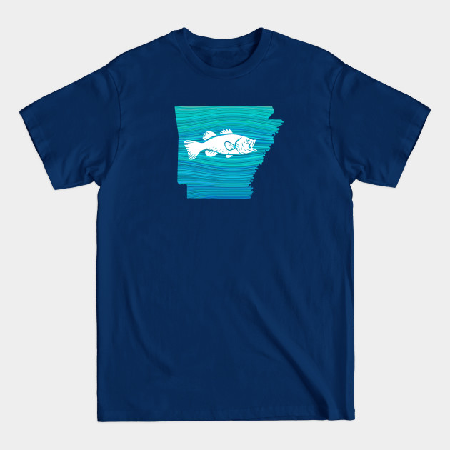 Discover Arkansas Wave Fishing - Arkansas - T-Shirt