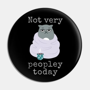 Not Very Peopley Today Pin