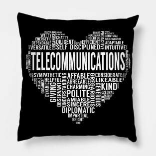 Telecommunications Heart Pillow