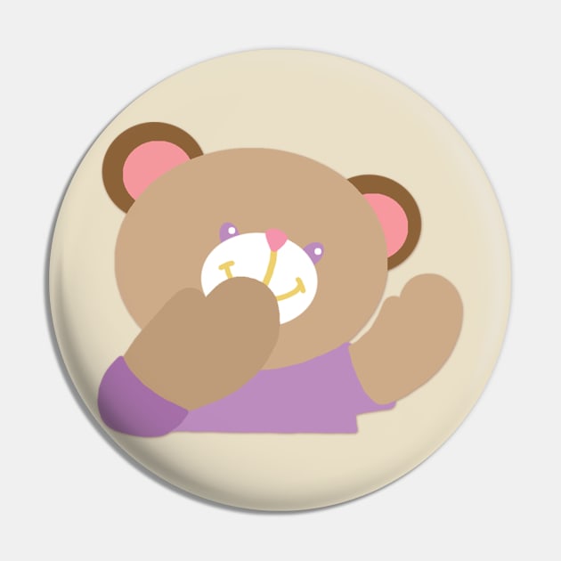 Teddy Bear Pin by ElviaMontemayor