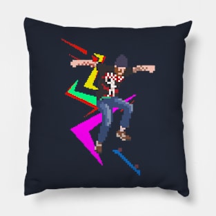 pixel skater Pillow