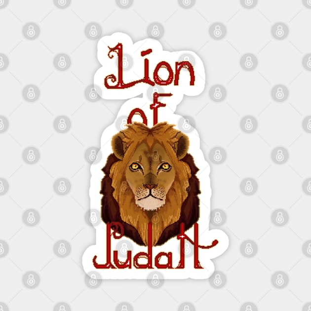 The Lion of Judah Magnet by The Sleeping Rabbit