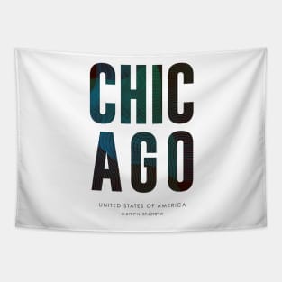 Chicago City typography Tapestry