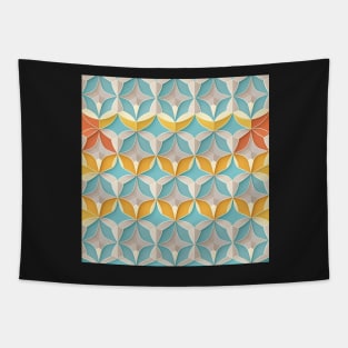 Geometric Repeating Pattern, pastel colours Tapestry