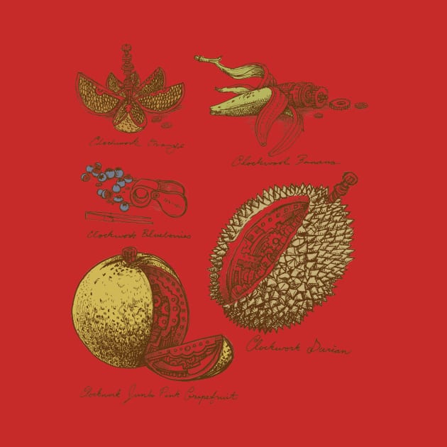 Clockwork Fruit by ANTICLOTHESdotCOM