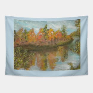 Autumn Reflection Tapestry