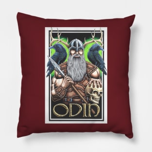 Odin – the All father - color Pillow