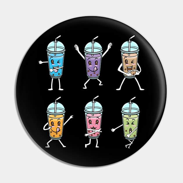 Cute Kawaii Bubble Tea Dancing Japanese Anime Otaku Boba Drink Costume For Men Women Gift Pin by Norine Linan 