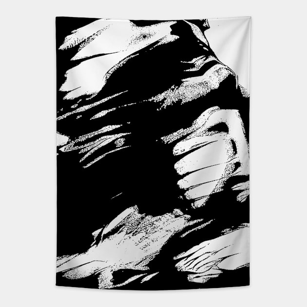 Waves abstract Tapestry by Smaointe Abstract