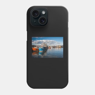 Stranraer Harbour and Fishing Boats Photograph Dumfries and Galloway Phone Case