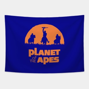 Monkey Warriors Planet Tapestry