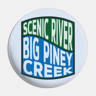 Big Piney Creek Scenic River wave Pin