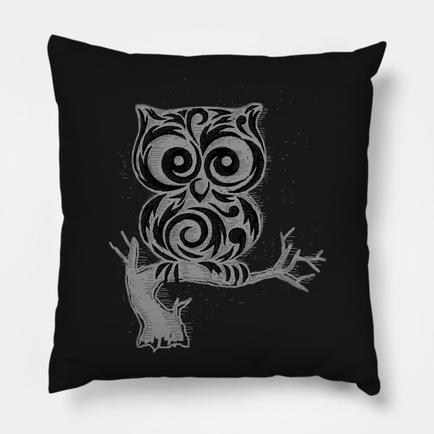 Little Owl Pillow by martinussumbaji