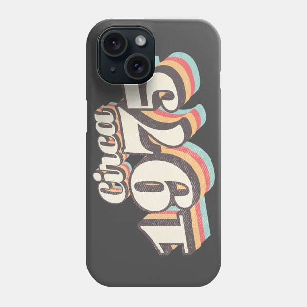 circa 1975 birthday year Phone Case by Vin Zzep