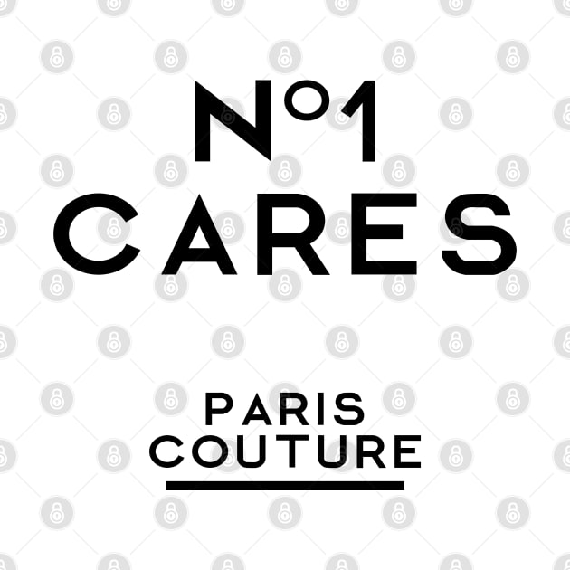 No one cares Funny logo by TheBlackCatprints