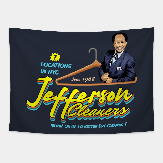Jefferson Cleaners Tapestry by MIKOLTN