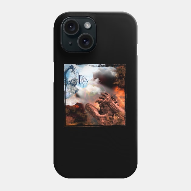 Battle of Good and Evil - Angel fighting Demon Phone Case by Smiling-Faces