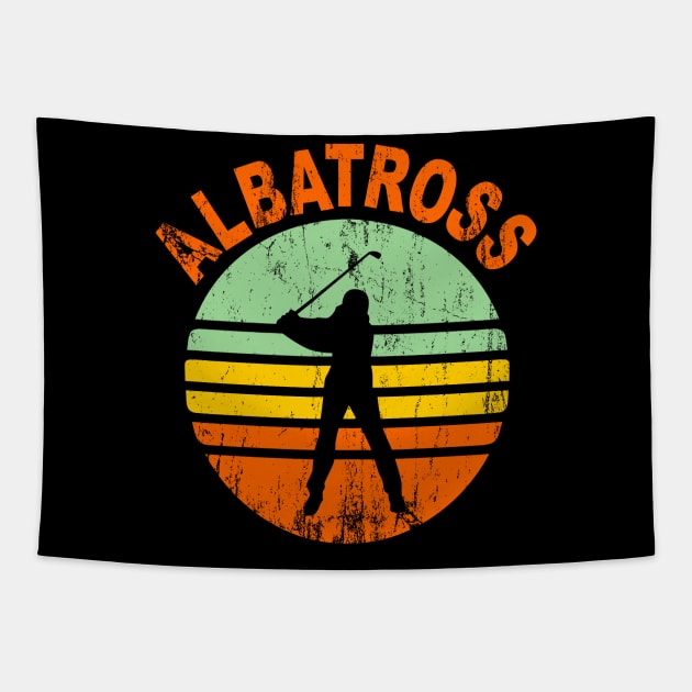 albatross golf retro Tapestry by osvaldoport76