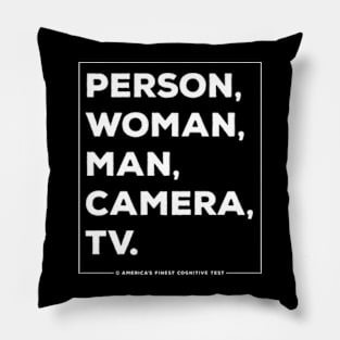 Person Woman Man Camera TV Pillow