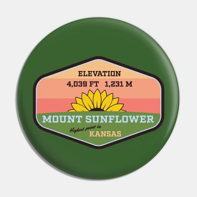 Mount Sunflower Highest Point in Kansas Pin by TGKelly