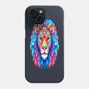 Lion Mandala Animal Ilustration Phone Case