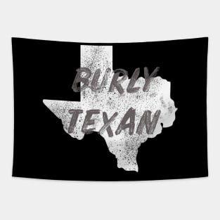 The Burly Texan White Tapestry