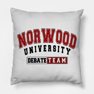 Norwood University Debate Team Pillow