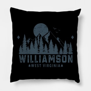 Williamson West Virginia Mountain Sight Pillow