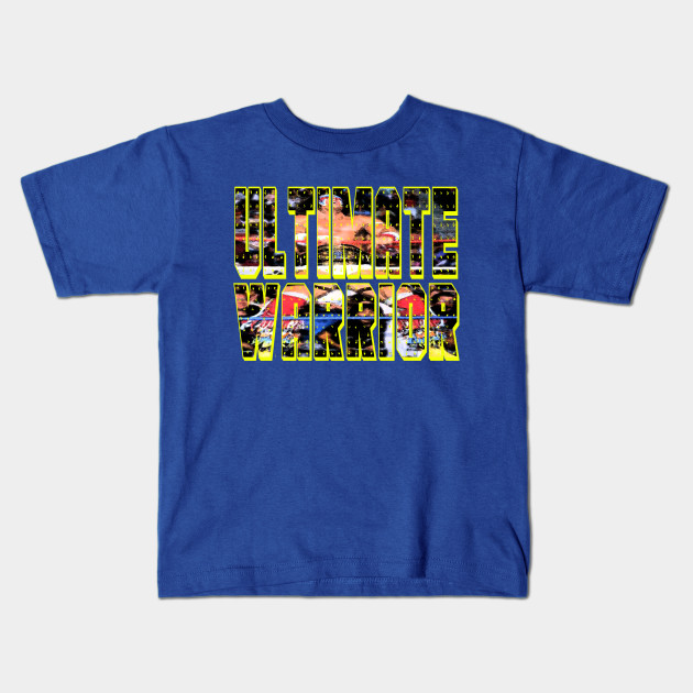 blue ultimate warrior shirt