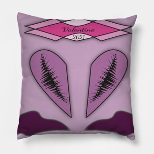 dark valentine 2021 design Pillow