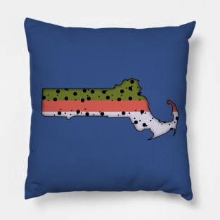 Massachusetts Trout Pillow