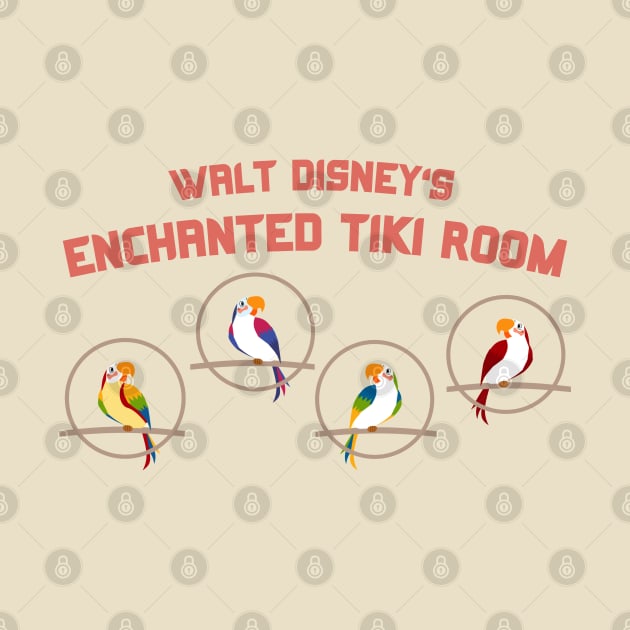 Enchanted Tiki Room Birds by Mint-Rose