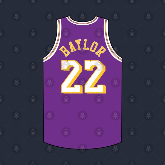 Elgin Baylor Los Angeles Jersey Qiangy by qiangdade