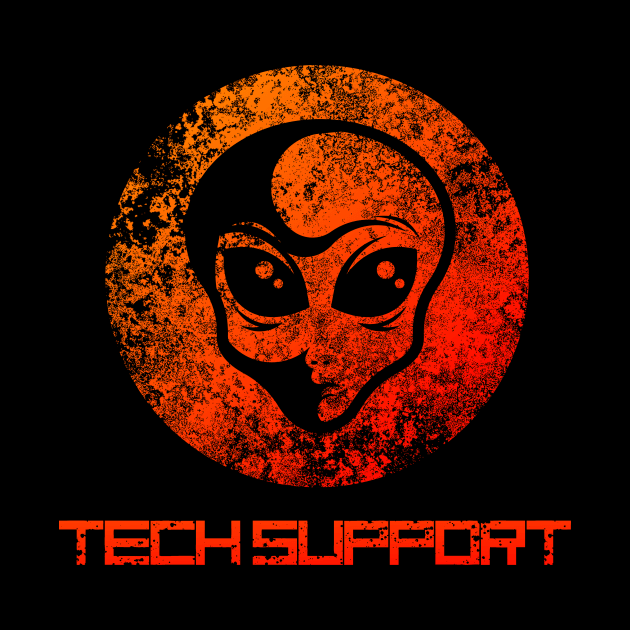 Tech Support Alien by CWdesign