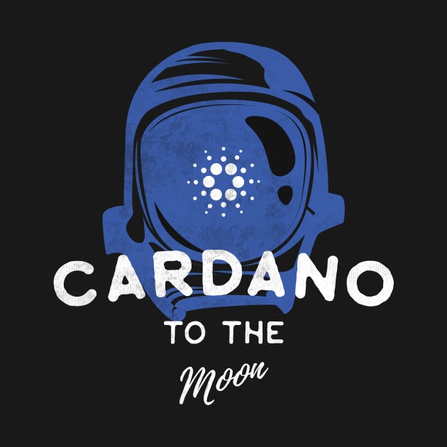 Cardano To The Moon ADA Cryptocurrency Hodl 2021 by Kogarashi