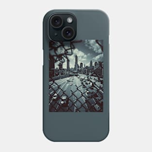 Manhattan Skyline Hunters Point NYC Phone Case