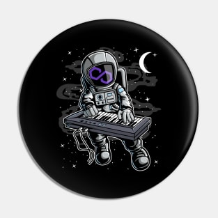 Astronaut Organ Polygon Matic Coin To The Moon Crypto Token Cryptocurrency Blockchain Wallet Birthday Gift For Men Women Kids Pin