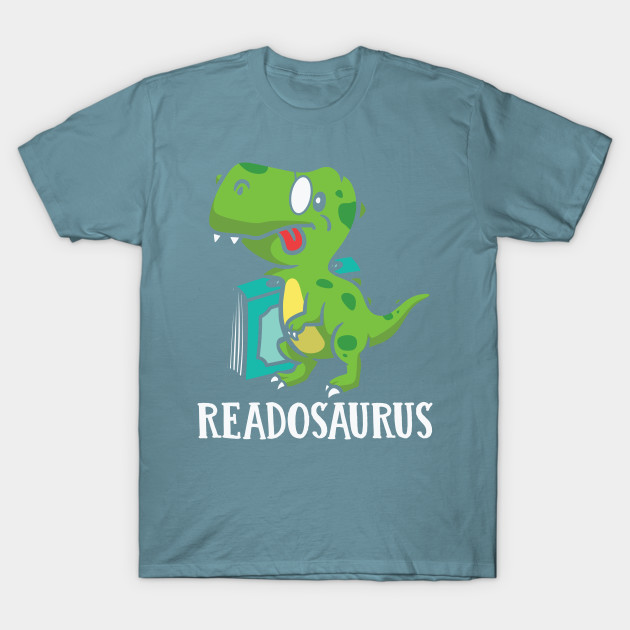 Discover Readosaurus Readers Readosaurus Book lover Dino - Book - T-Shirt