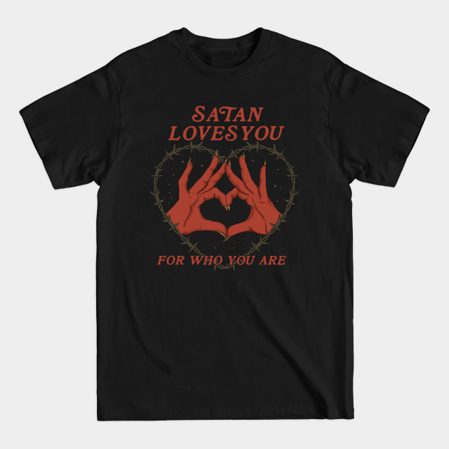 Satan Loves You - Satan - T-Shirt