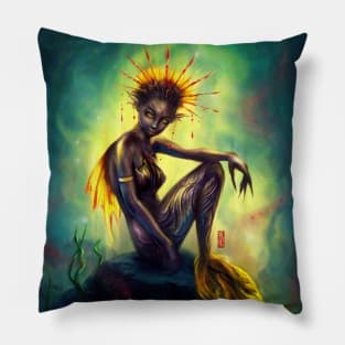Dark Mermaid Pillow