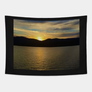 Lake George sunset from Plum Point Tapestry