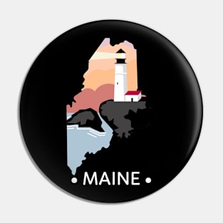 State of Maine Pin