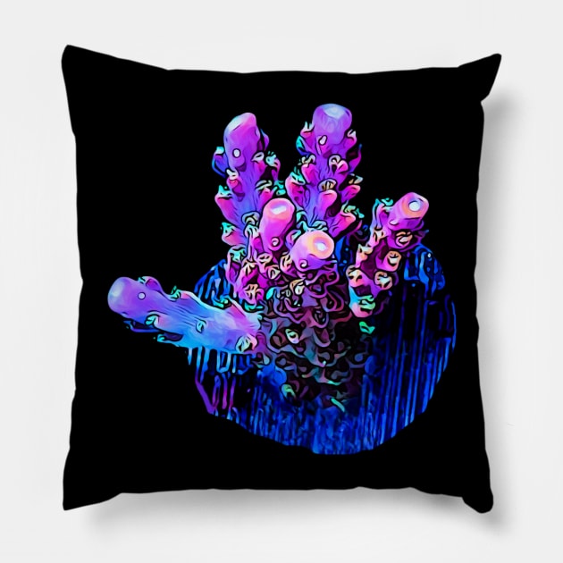 Acro Art Pillow by unrefinedgraphics