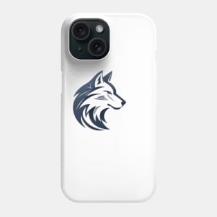 Frost Moon Wolf Shadow Phone Case