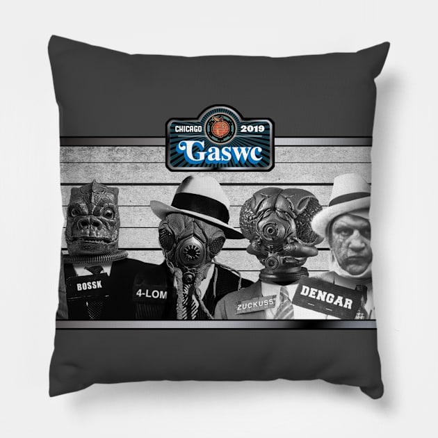 Bounty Hunters go to Chicago Pillow by tkSparrow